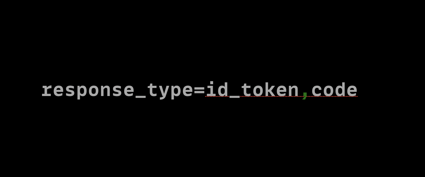 Google OAuth accepting multiple response_type values comma-separated