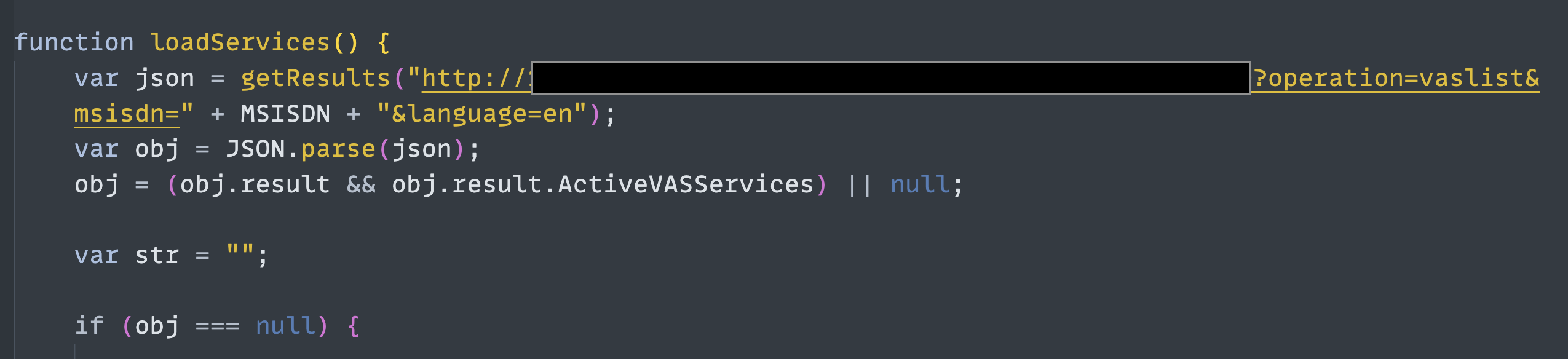 Using .toString() to leak the source code of an internal function