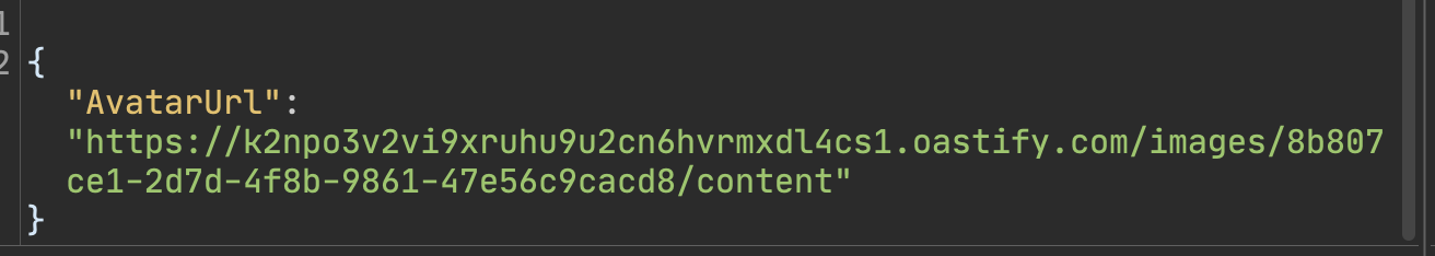 AvatarUrl set to a Burp Collaborator URL