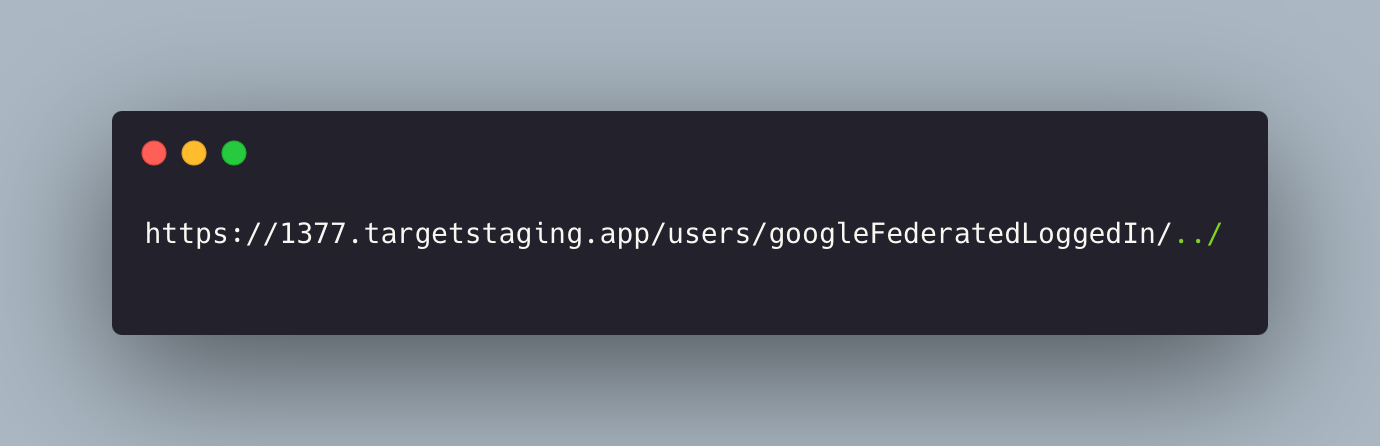 Path traversal accepted by the validator