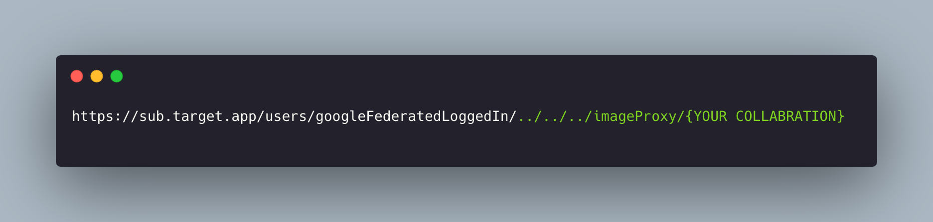 ../../../ path-traversal payload