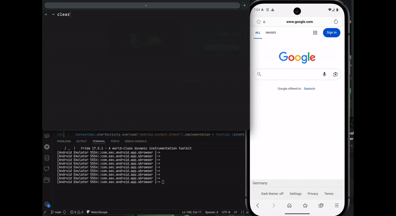 Demo: handleAccessWebsite opens blog.voorivex.team